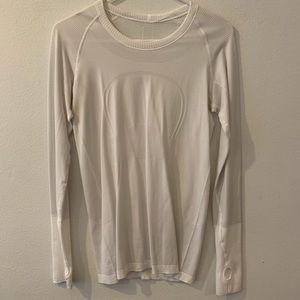 Lululemon White Long Sleeve